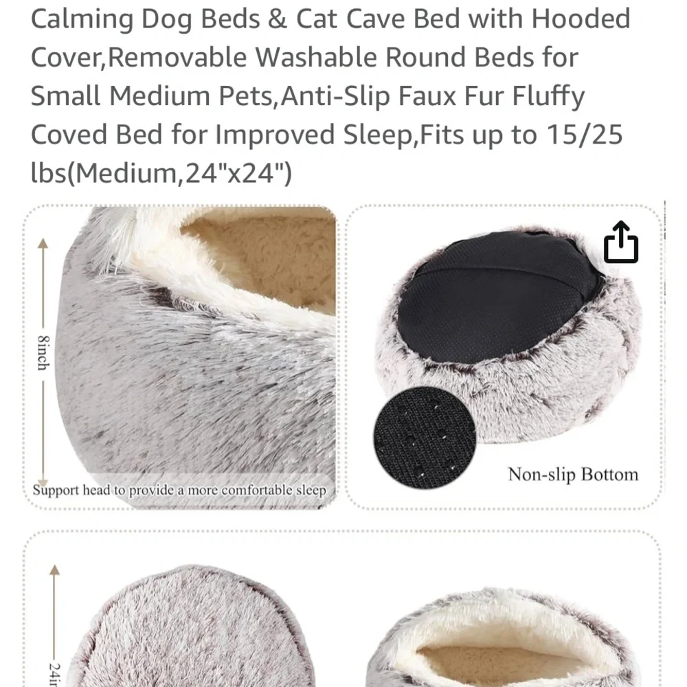Dog/Cat bed, comfy, soft and lightweight.